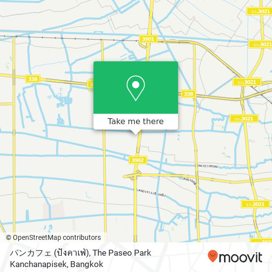 パンカフェ (ปังคาเฟ่), The Paseo Park Kanchanapisek map