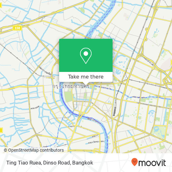 Ting Tiao Ruea, Dinso Road map