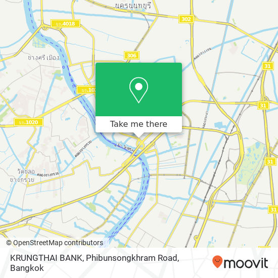 KRUNGTHAI BANK, Phibunsongkhram Road map