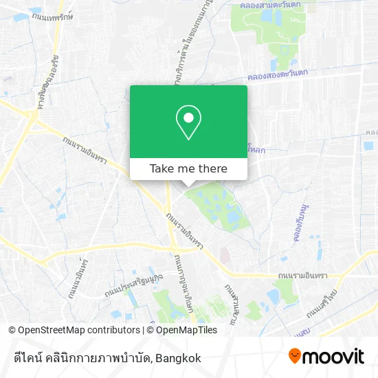 ดีไคน์ คลินิกกายภาพบำบัด map