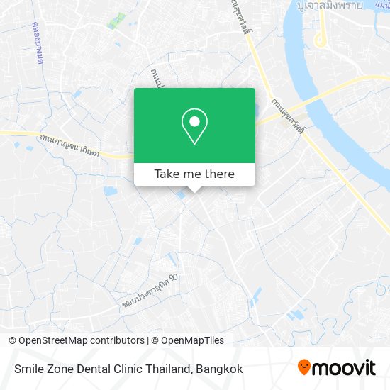 Smile Zone Dental Clinic Thailand map