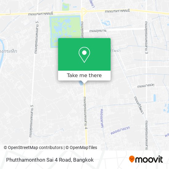 Phutthamonthon Sai 4 Road map