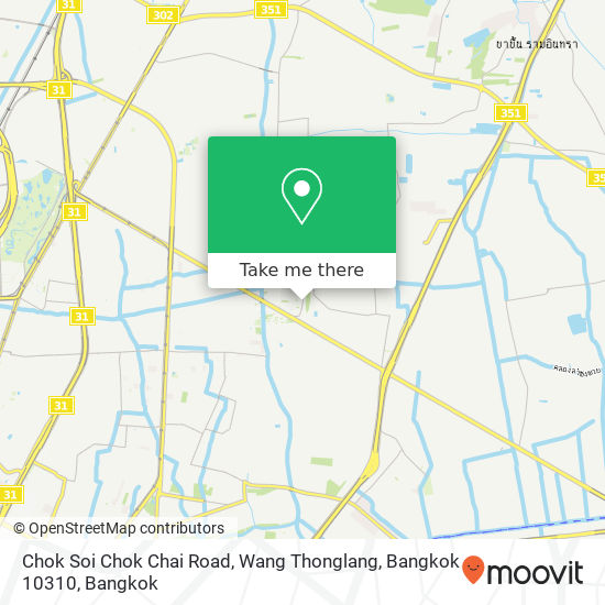 Chok Soi Chok Chai Road, Wang Thonglang, Bangkok 10310 map