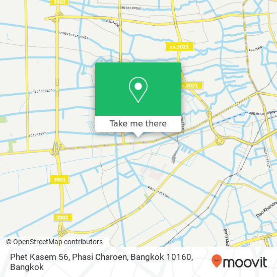 Phet Kasem 56, Phasi Charoen, Bangkok 10160 map