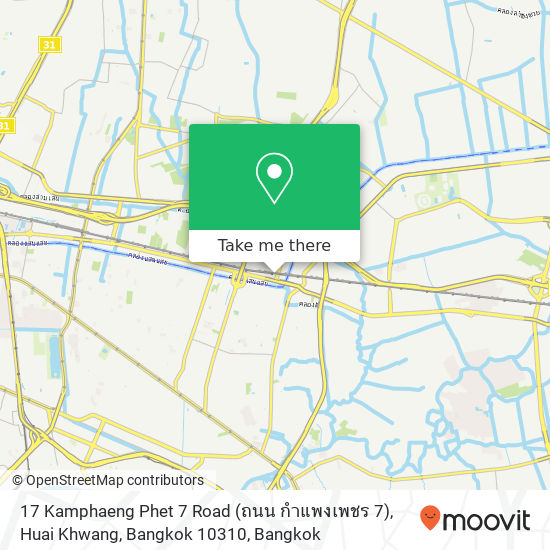 17 Kamphaeng Phet 7 Road (ถนน กำแพงเพชร 7), Huai Khwang, Bangkok 10310 map