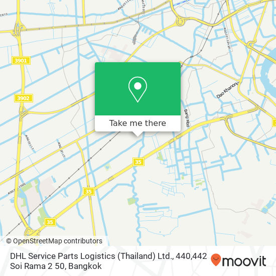 DHL Service Parts Logistics (Thailand) Ltd., 440,442 Soi Rama 2  50 map