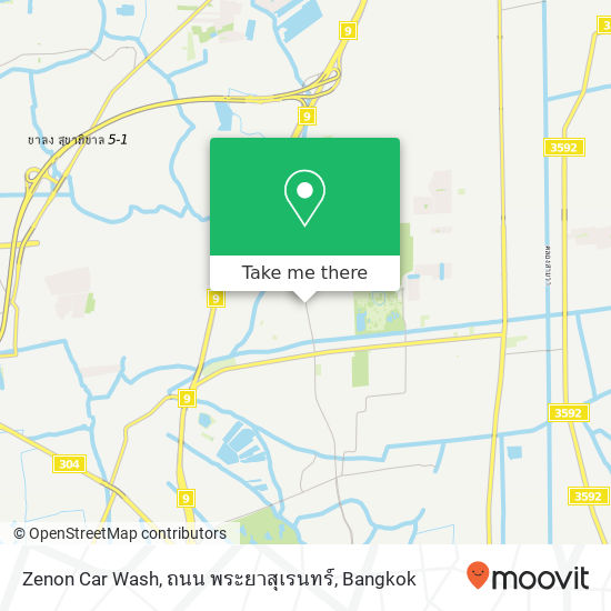 Zenon Car Wash, ถนน พระยาสุเรนทร์ map