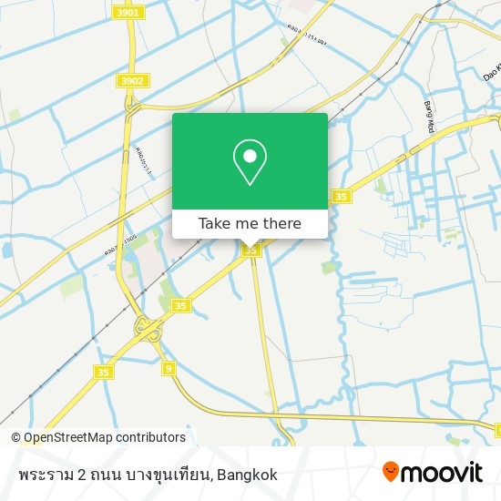 พระราม 2 ถนน บางขุนเทียน map