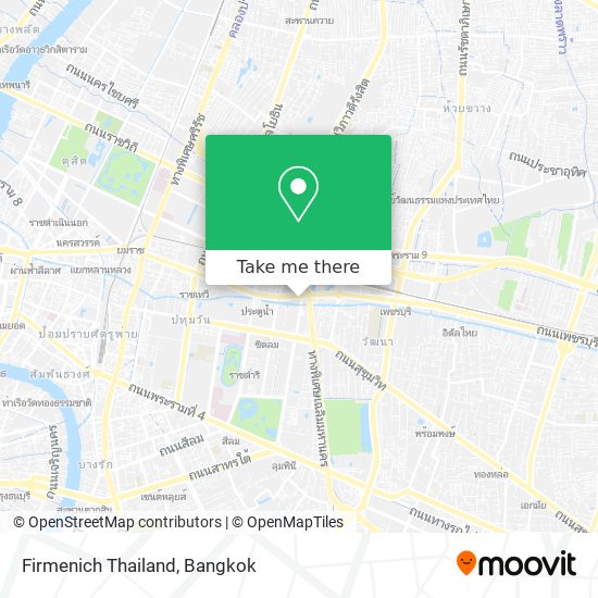 Firmenich Thailand map