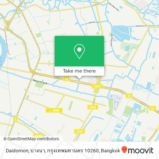 Daidomon, บางนา, กรุงเทพมหานคร 10260 map