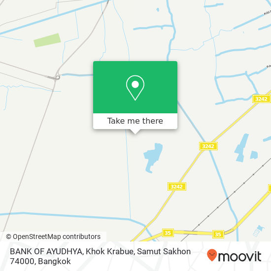 BANK OF AYUDHYA, Khok Krabue, Samut Sakhon 74000 map