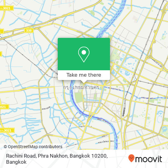 Rachini Road, Phra Nakhon, Bangkok 10200 map