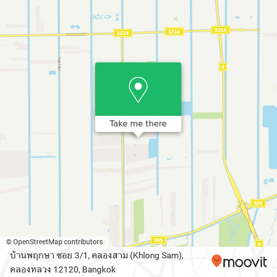 บ้านพฤกษา ซอย 3 / 1, คลองสาม (Khlong Sam), คลองหลวง 12120 map