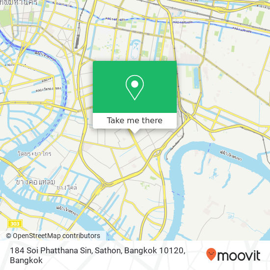 184 Soi Phatthana Sin, Sathon, Bangkok 10120 map