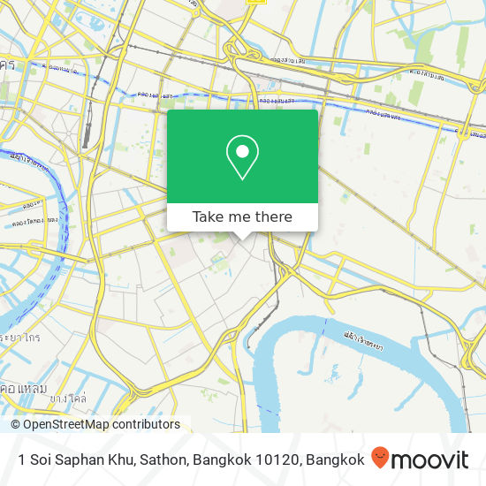 1 Soi Saphan Khu, Sathon, Bangkok 10120 map