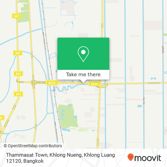 Thammasat Town, Khlong Nueng, Khlong Luang 12120 map