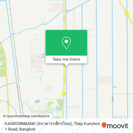 KASIKORNBANK (ธนาคารกสิกรไทย), Thep Kunchon 1 Road map