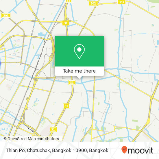 Thian Po, Chatuchak, Bangkok 10900 map