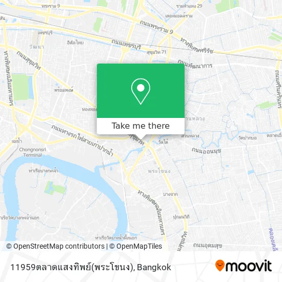 11959ตลาดแสงทิพย์(พระโขนง) map