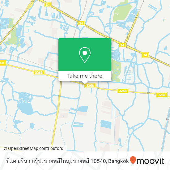 ที.เค.ธรินา กรุ๊ป, บางพลีใหญ่, บางพลี 10540 map