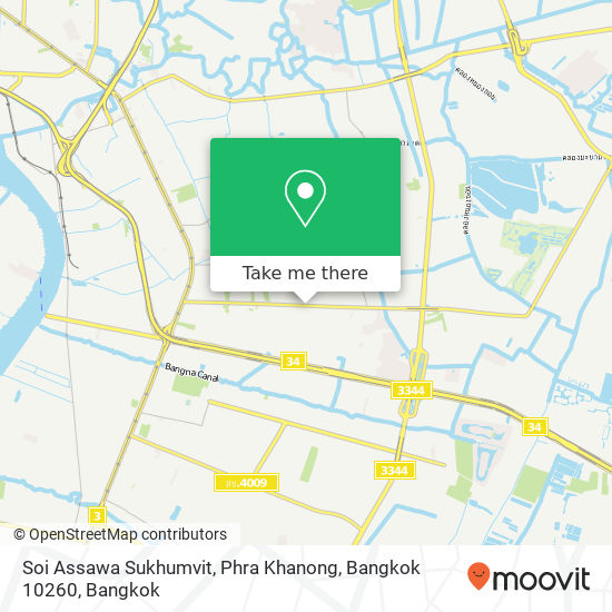 Soi Assawa Sukhumvit, Phra Khanong, Bangkok 10260 map