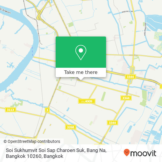 Soi Sukhumvit Soi Sap Charoen Suk, Bang Na, Bangkok 10260 map