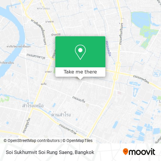 Soi Sukhumvit Soi Rung Saeng map