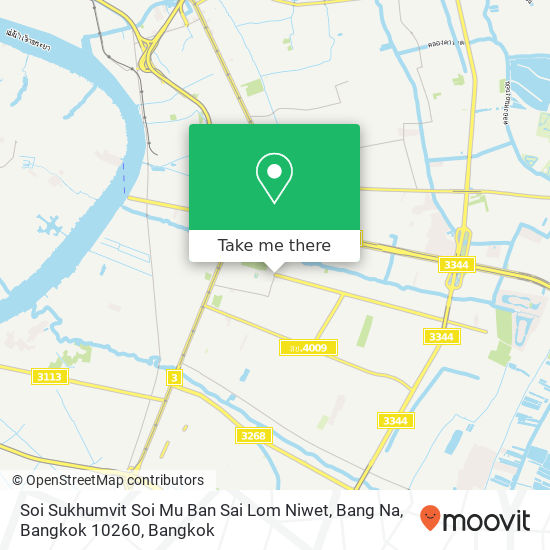 Soi Sukhumvit Soi Mu Ban Sai Lom Niwet, Bang Na, Bangkok 10260 map