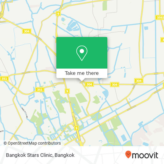 Bangkok Stars Clinic map