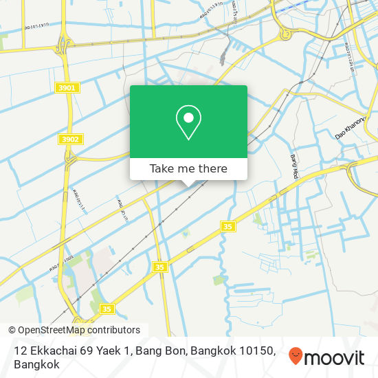 12 Ekkachai 69 Yaek 1, Bang Bon, Bangkok 10150 map