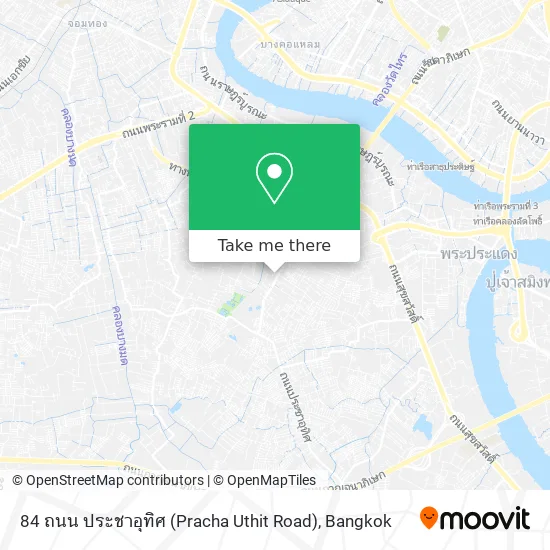 84 ถนน ประชาอุทิศ (Pracha Uthit Road) map