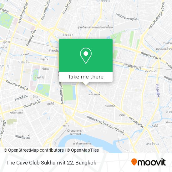 The Cave Club Sukhumvit 22 map