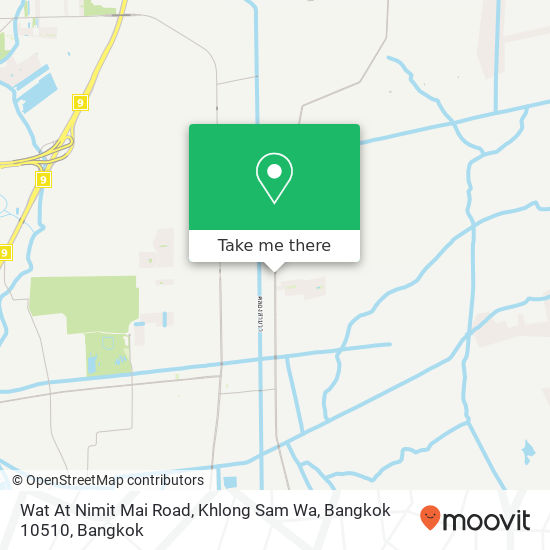 Wat At Nimit Mai Road, Khlong Sam Wa, Bangkok 10510 map