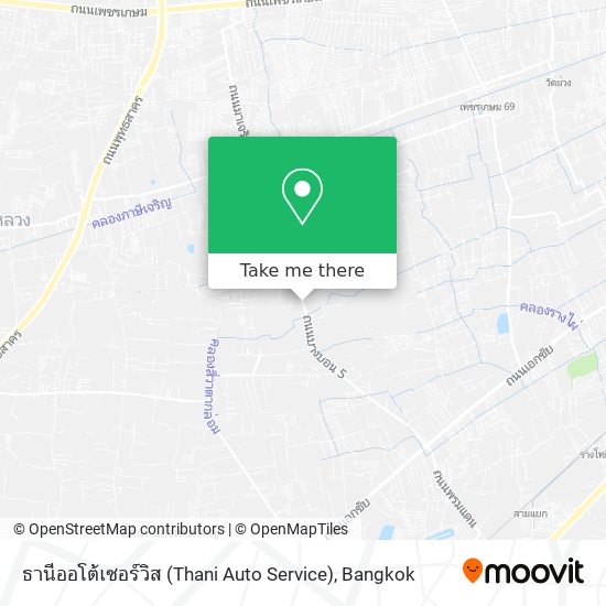 ธานีออโต้เซอร์วิส (Thani Auto Service) map