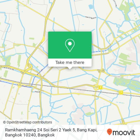 Ramkhamhaeng 24 Soi Seri 2 Yaek 5, Bang Kapi, Bangkok 10240 map