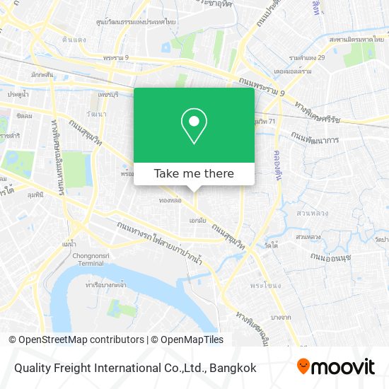 Quality Freight International Co.,Ltd. map