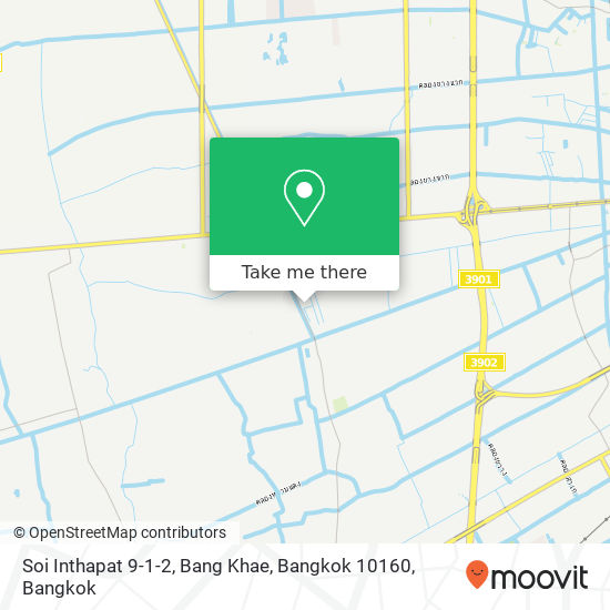 Soi Inthapat 9-1-2, Bang Khae, Bangkok 10160 map