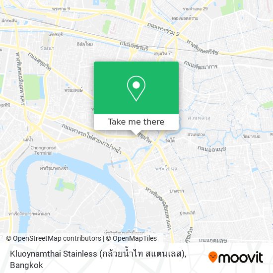 Kluoynamthai Stainless (กล้วยน้ำไท สแตนเลส) map