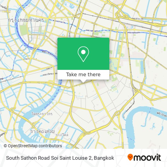 South Sathon Road Soi Saint Louise 2 map