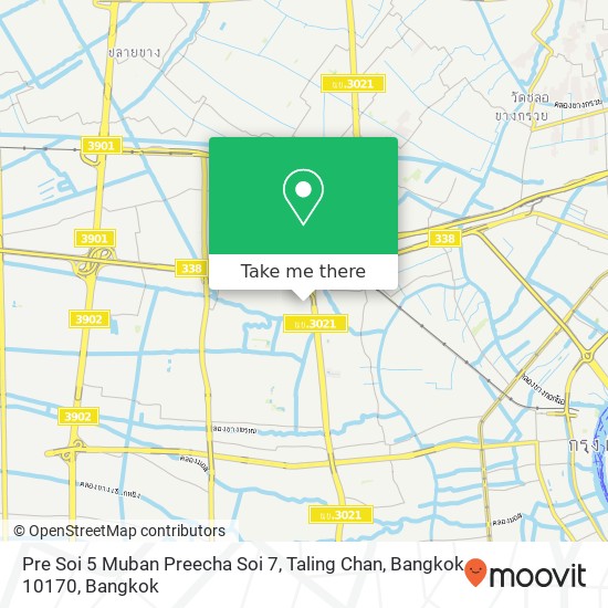 Pre Soi 5 Muban Preecha Soi 7, Taling Chan, Bangkok 10170 map
