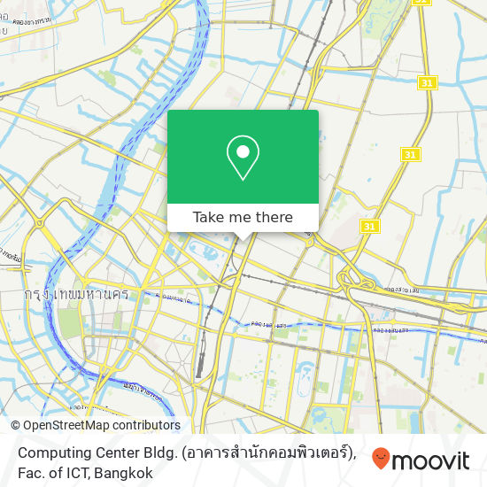 Computing Center Bldg. (อาคารสำนักคอมพิวเตอร์), Fac. of ICT map