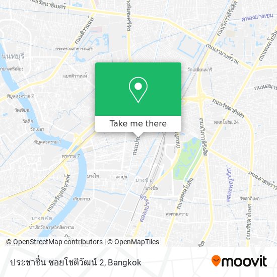 ประชาชื่น ซอยโชติวัฒน์ 2 map