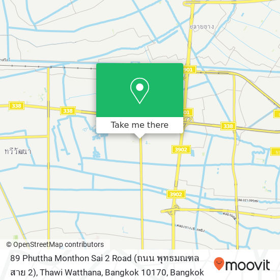 89 Phuttha Monthon Sai 2 Road (ถนน พุทธมณฑลสาย 2), Thawi Watthana, Bangkok 10170 map