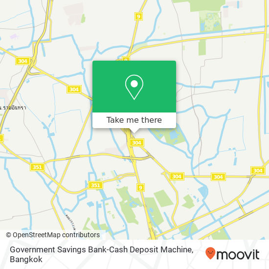 Government Savings Bank-Cash Deposit Machine map