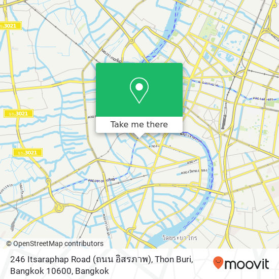 246 Itsaraphap Road (ถนน อิสรภาพ), Thon Buri, Bangkok 10600 map