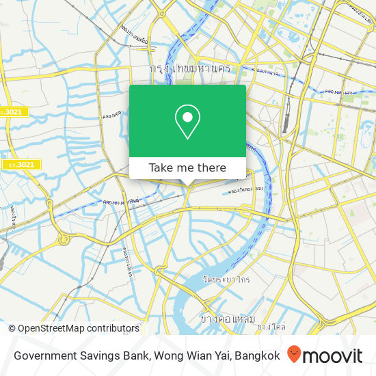 Government Savings Bank, Wong Wian Yai map