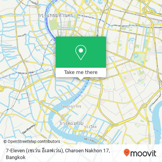 7-Eleven (เซเว่น อีเลฟเว่น), Charoen Nakhon 17 map