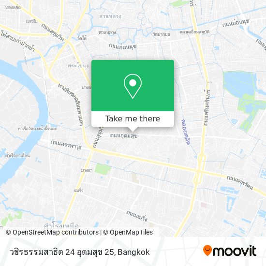 วชิรธรรมสาธิต 24 อุดมสุข 25 map