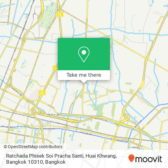 Ratchada Phisek Soi Pracha Santi, Huai Khwang, Bangkok 10310 map
