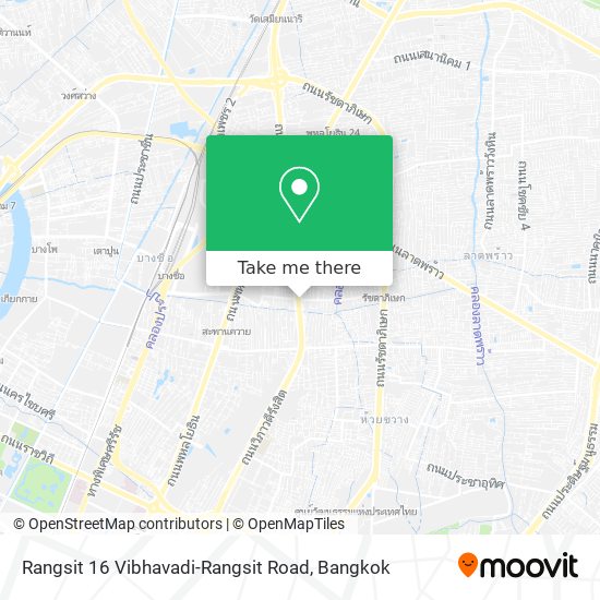 Rangsit 16 Vibhavadi-Rangsit Road map
